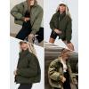 imageGihuo Womens Winter Cropped Puffer Jacket Coat Short Warm Quilted JacketGreen