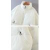 imageGihuo Womens Winter Cropped Puffer Jacket Coat Short Warm Quilted JacketWhite