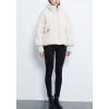 imageGihuo Womens Winter Cropped Puffer Jacket Coat Short Warm Quilted JacketWhite