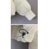 imageGihuo Womens Winter Cropped Puffer Jacket Coat Short Warm Quilted JacketWhite