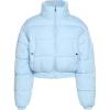 imageGihuo Women s Cropped Quilted Puffer Jacket Outerwear Coats01blue