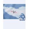 imageGihuo Mens Sweater Vintage Cow Printed Sweater Pullover Sweaters Crewneck Oversized Kawaii Sweater Knit Tops JumperDblue
