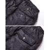 imageGihuo Snow Pants Womens Winter Windproof Down Pants Warm Outdoor Ski Pants Padded Loose Ultralight Warm TrousersBlack