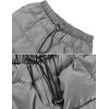 imageGihuo Snow Pants Womens Winter Windproof Down Pants Warm Outdoor Ski Pants Padded Loose Ultralight Warm TrousersDarkgrey