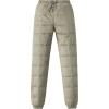 imageGihuo Snow Pants Womens Winter Windproof Down Pants Warm Outdoor Ski Pants Padded Loose Ultralight Warm TrousersKhaki