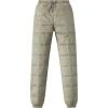 imageGihuo Snow Pants Womens Winter Windproof Down Pants Warm Outdoor Ski Pants Padded Loose Ultralight Warm TrousersKhaki