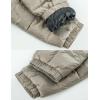 imageGihuo Snow Pants Womens Winter Windproof Down Pants Warm Outdoor Ski Pants Padded Loose Ultralight Warm TrousersKhaki