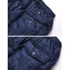 imageGihuo Snow Pants Womens Winter Windproof Down Pants Warm Outdoor Ski Pants Padded Loose Ultralight Warm TrousersNavy