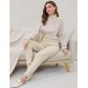 imageGihuo Women s Cable Knit Sweater Pants Long Knit Harem Pants Joggers Drawstring Elastic Waist Stretchy Knit Pants01beige