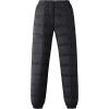 imageGihuo Snow Pants Womens Winter Windproof Down Pants Warm Outdoor Ski Pants Padded Loose Ultralight Warm TrousersBlack