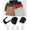 imageGihuo Women Linen Overalls Jumpsuits Loose Fit Baggy Bib Rompers Casual Summer Outfits Trendy 2025Black