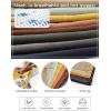 imageGihuo Women Linen Overalls Jumpsuits Loose Fit Baggy Bib Rompers Casual Summer Outfits Trendy 2025Brown