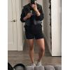 imageGihuo Womens Cropped Puffer Vest Winter Crop Vest Lightweight Sleeveless Warm Outerwear Puffer Jacket Padded GiletBlack