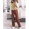 imageGihuo Womens Cropped Puffer Vest Winter Crop Vest Lightweight Sleeveless Warm Outerwear Puffer Jacket Padded GiletKhaki