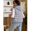 imageGihuo Womens Puffer Vest Zip Up Quilted Padded Winter Sleeveless Hooded Vest Gilet Warm Jacket Outerwear Vest02 Grey