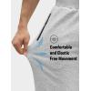 imageGihuo 3 Pack Sweatpants for Men Mens Sweatpants with Zipper Pockets Joggers for MenBlackblackdarkgrey