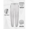 imageGihuo 3 Pack Sweatpants for Men Mens Sweatpants with Zipper Pockets Joggers for MenBlackdarkgreynavy