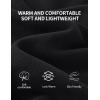 imageGihuo Mens Crewneck Sweatshirt  Soft Fleece Pullover Casual Comfortable Sweatshirt for Men Classic FitBlack