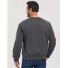 imageGihuo Mens Crewneck Sweatshirt  Soft Fleece Pullover Casual Comfortable Sweatshirt for Men Classic FitDarkgrey