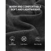 imageGihuo Mens Crewneck Sweatshirt  Soft Fleece Pullover Casual Comfortable Sweatshirt for Men Classic FitDarkgrey