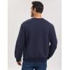 imageGihuo Mens Crewneck Sweatshirt  Soft Fleece Pullover Casual Comfortable Sweatshirt for Men Classic FitNavy