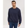 imageGihuo Mens Crewneck Sweatshirt  Soft Fleece Pullover Casual Comfortable Sweatshirt for Men Classic FitNavy