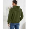 imageGihuo Mens Hoodie Fleece Lined Pullover Sweatshirt with Kangaroo Pocket Casual WorkoutArmygreen