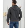 imageGihuo Mens Hoodie Fleece Lined Pullover Sweatshirt with Kangaroo Pocket Casual WorkoutDarkgrey