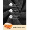 imageGihuo Mens Hoodie Fleece Lined Pullover Sweatshirt with Kangaroo Pocket Casual WorkoutDarkgrey