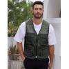 imageGihuo Mens Fishing Safari Vest with Pockets for Summer TravelArmy Green 02