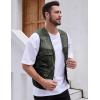 imageGihuo Mens Fishing Safari Vest with Pockets for Summer TravelArmy Green 02