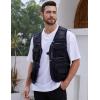 imageGihuo Mens Fishing Safari Vest with Pockets for Summer TravelBlack 03