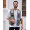 imageGihuo Mens Fishing Safari Vest with Pockets for Summer TravelGreen