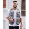 imageGihuo Mens Fishing Safari Vest with Pockets for Summer TravelGrey