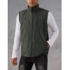 imageGihuo Mens Fishing Vest Utility Vest Casual Outdoor Quick Dry Safari Travel Golf Vest Work VestArmygreen