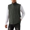 imageGihuo Mens Fishing Vest Utility Vest Casual Outdoor Quick Dry Safari Travel Golf Vest Work VestArmygreen