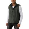 imageGihuo Mens Fishing Vest Utility Vest Casual Outdoor Quick Dry Safari Travel Golf Vest Work VestArmygreen