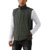 imageGihuo Mens Fishing Vest Utility Vest Casual Outdoor Quick Dry Safari Travel Golf Vest Work VestArmygreen