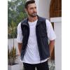 imageGihuo Mens Fishing Vest Utility Vest Casual Outdoor Quick Dry Safari Travel Golf Vest Work VestNavy 02