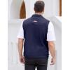 imageGihuo Mens Lightweight Softshell Sleeveless Golf Vest with Zipper Pockets for Travel Hiking Fishing Safari OutwearNavy