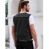 imageGihuo Mens Utility Fishing Vest Lightweight Outdoor Work Safari Travel Cargo Vest with MultiPocketsBlack
