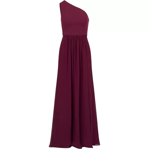 Adrianna Papell Womens One Shoulder Chiffon GownCassis