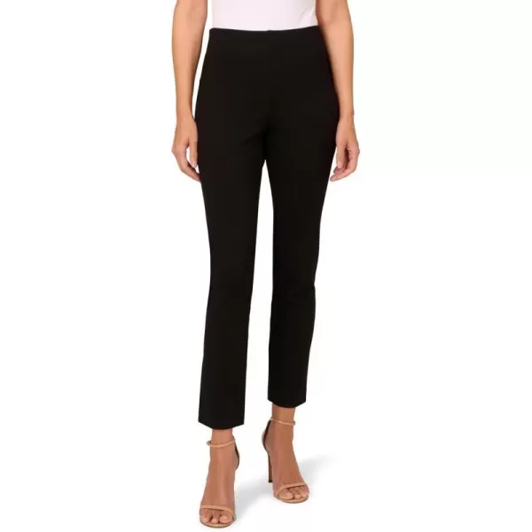 Adrianna Papell Womens Ponte Pullon PantBlack