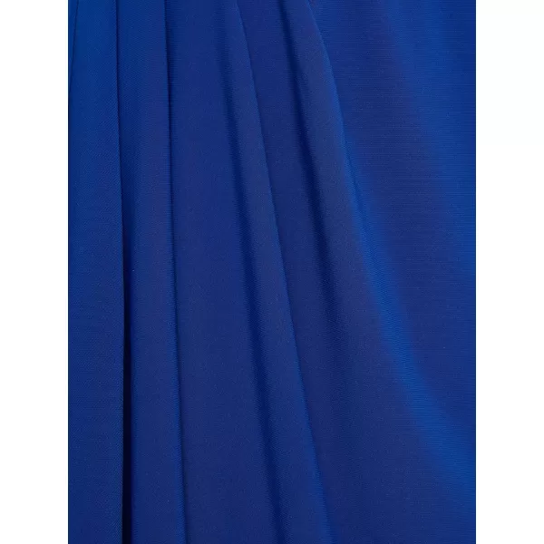 Adrianna Papell Womens Draped Jersey Asymmetric DressRich Royal