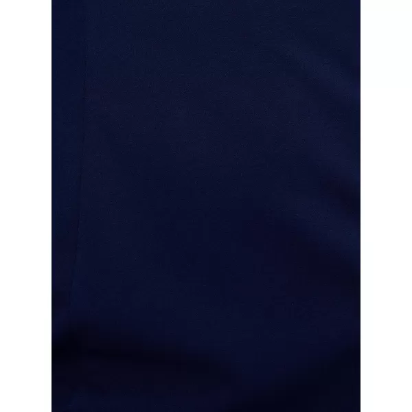 Adrianna Papell Womens Knit Crepe Tiered Sleeve DressNavy Sateen