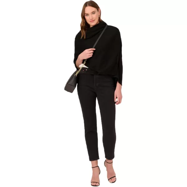 Adrianna Papell Womens Solid ShugBlack