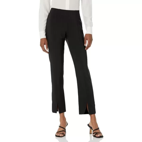 Adrianna Papell Womens Pull on Pant with Front SlitBlack