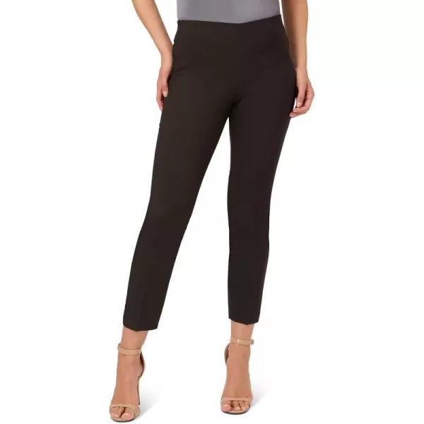 Adrianna Papell Womens Solid BiStretch Pullon PantBlack