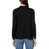 imageAdrianna Papell Womens Mock Neck Step Hem SweaterBlack