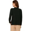 imageAdrianna Papell Womens Mock Neck Step Hem SweaterHunter
